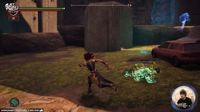 DARKSIDERS III игра от THQ Nordic. СТРИМ! Полное прохождение на русском вместе с JetPOD90, день №1.