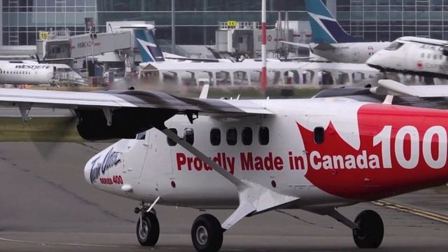 Beautiful Twin Otter DHC-6-400 Number 100 visits Vancouver смотреть онлайн