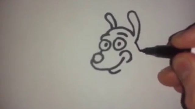 Как нарисовать собаку?Легко и просто!)) смотреть онлайн