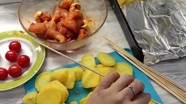 Куриное филе на шпажках/ очень вкусно.?? смотреть онлайн