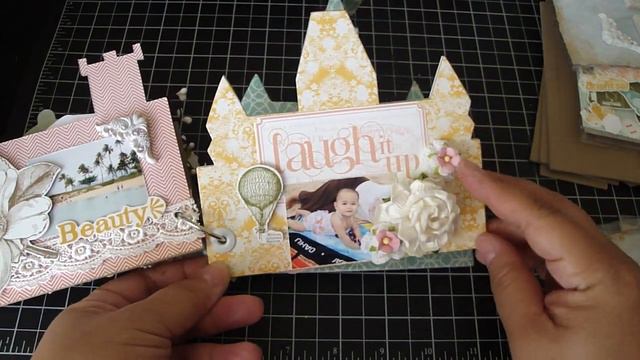 Sand Castle Mini Album and Shadow Box Photo Stand смотреть онлайн