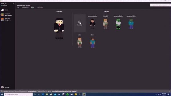 how to get Minecraft skins (java ONLY)