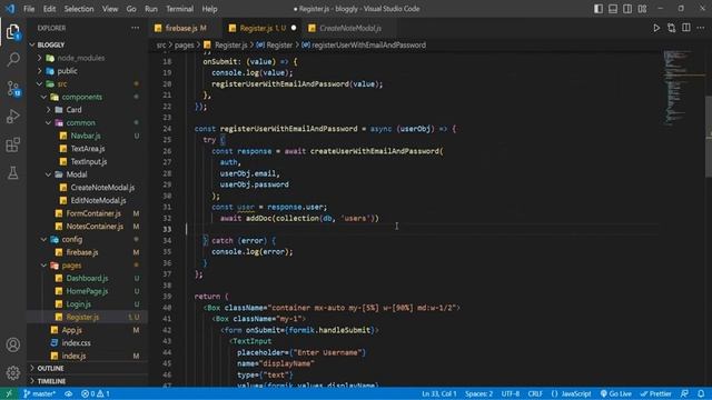 Building Login & Register Functionality in React App? | Visualization Through Code at @techroof смотреть онлайн
