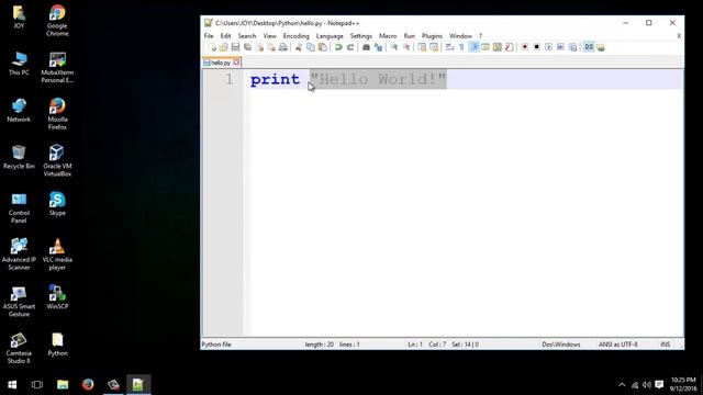 hello world program in python || Python Programming Tutorial - 1 (print "Hello World") смотреть онлайн