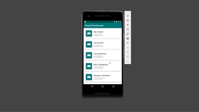 Android RecyclerView Item Animation Tutorial (Kotlin) - Part 4 (German/Deutsch) смотреть онлайн