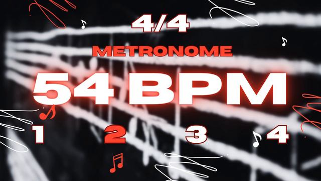 54 BPM - 4/4 Metronome смотреть онлайн