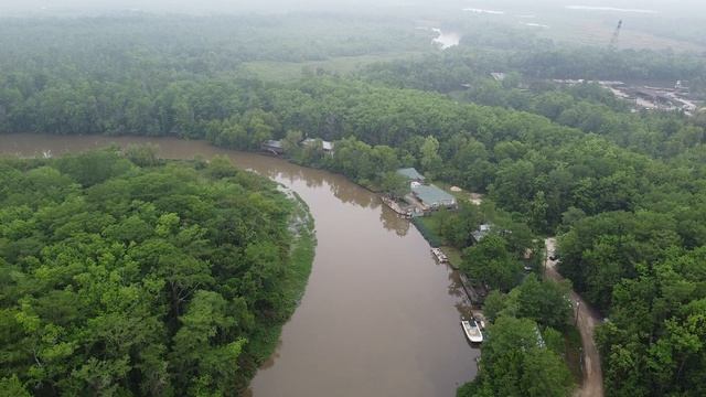 Highway 90 and Pearl River Bridge view from a 250ft Altitude !! смотреть онлайн