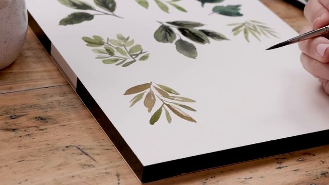 ??The Secret to Lifelike Watercolor Leaves | Brushwork Demystified for Beginners?? смотреть онлайн