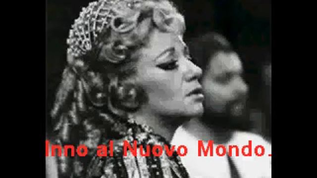 Diva Pieranti - Inno al Nuovo Mondo - Colombo - Carlos Gomes смотреть онлайн
