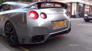 Nissan GT-R R35. Подборка выхлопов(exhaust)