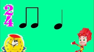 Часики. Размер 2/4. Шестнадцатые.