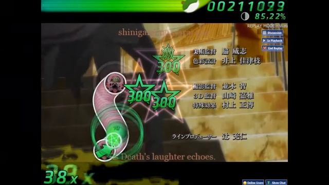 Osu! Anime Music Challenge [2] Faylan - mind as Judgment (TV Size) [Canaan] смотреть онлайн