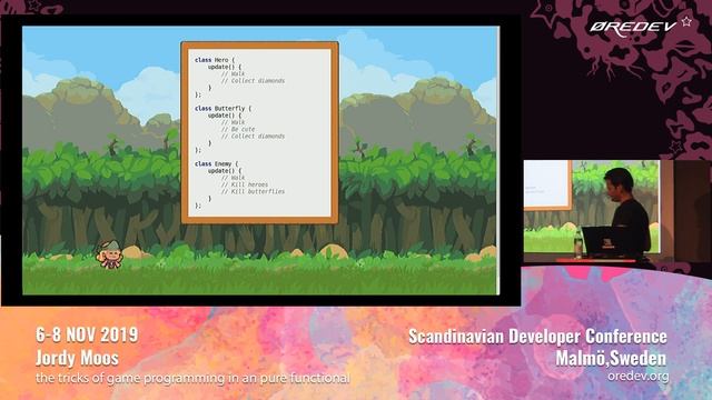 Jordy Moos — The Tricks of Game Programming in a Pure Functional Language｜Øredev 2019 смотреть онлайн