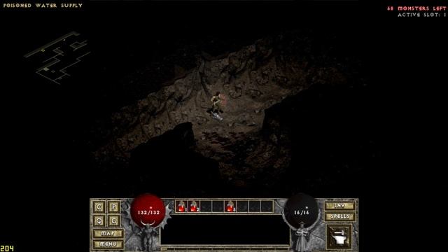 Diablo 1 HD mod "The Hell 2" : Devastator quick runthrough levels 1-4 смотреть онлайн