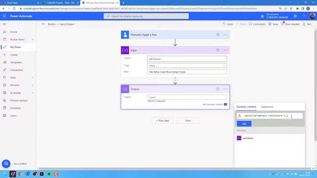 How to use the Split Expression in Power Automate смотреть онлайн