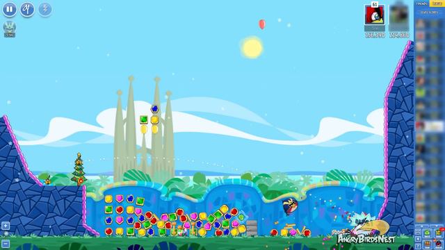 Angry Birds Friends Love Rocks Tournament Level 2 Week 177 Power Up Highscore Walkthrough смотреть онлайн