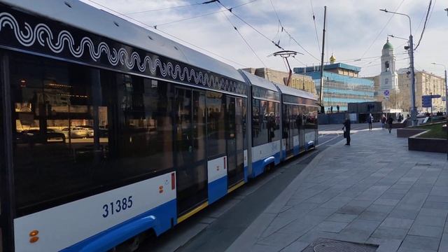 [Ultra HD] Трамвай 71-931М «Витязь-М» №31385, маршрут №А смотреть онлайн