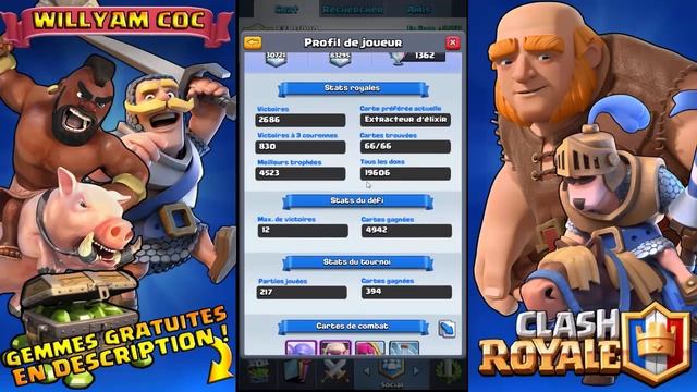 Clash Royale - CHANCE OU PAS ? PACK OPENING GRATUIT ! смотреть онлайн