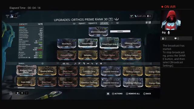 Warframe: orthos prime build+review (Best build of all time) смотреть онлайн