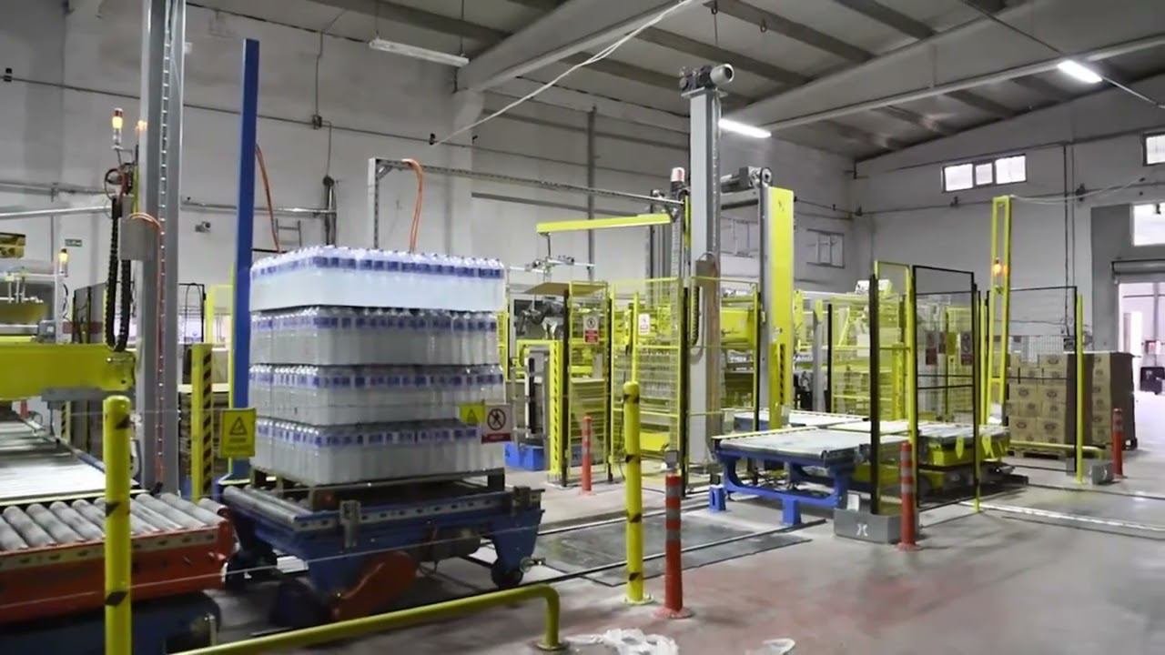 Паллетайзер для бутылок