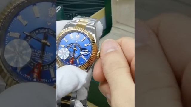Мужские часы Rolex Sky Dweller с ПОЛНЫМ фирменным комплектом как на фото/видео смотреть онлайн