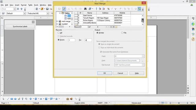 Class- X | IT-402 | Unit-1 DIGITAL DOCUMENTATION (ADVANCED) | CREATE LABELS IN OPENOFFICE WRITER смотреть онлайн