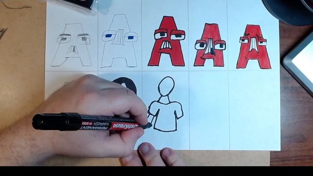 How to draw a person step by step easily, draw an ASMR person (2) смотреть онлайн