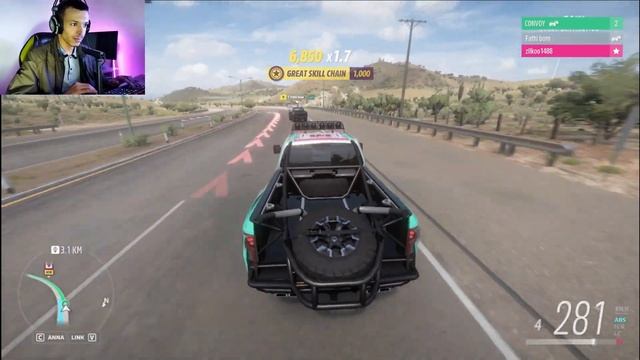 استكشاف قوة الدفع الرباعي مع toyota tundra و nissan titan في forza horizon 5 смотреть онлайн