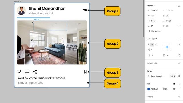 Adding Components to Auto Layout Card - Mastering Card Design in Figma: Part 2 смотреть онлайн