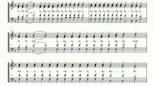 "Благослови душе моя Господа",1 антифон 1 гласа. Партия 1 сопрано.