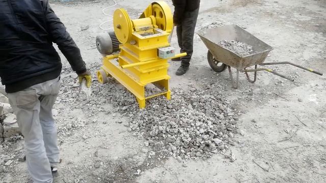 Щёковая дробилка для камня самодельная смотреть онлайн