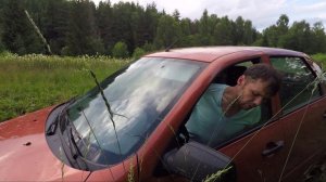 Lada Granta на бездорожье или поездочка за грибами