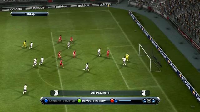 Прикол. Нелепый автогол PES 2013. Смотреть всем смешное видео смотреть онлайн