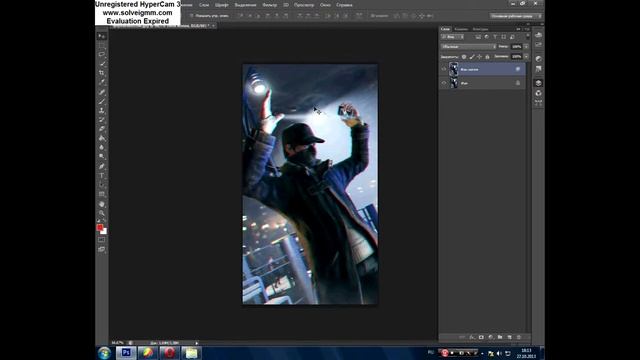Урок по фотошопу #1 3D картинка ) смотреть онлайн