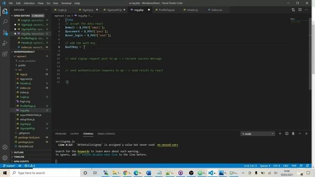 React frontend Wordpress REST API backend - Simple JWT Login Plugin смотреть онлайн