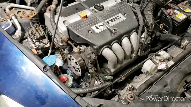 How to change drive belt Honda Accord 03-07 serpentine belt replacement смотреть онлайн