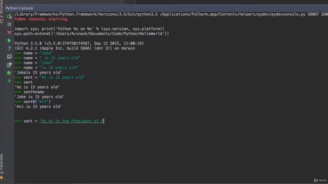 Introduction To Python ( Placeholders in Strings ) 5 смотреть онлайн
