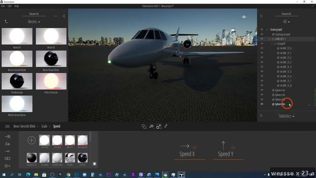 Twinmotion tutorials. Импорт объекта (самолет). Анимация, "Custom Path" смотреть онлайн