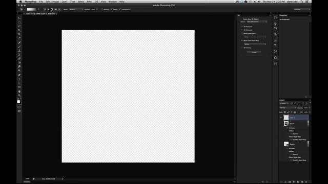 Photoshop CS6 - 3D - Depth Maps смотреть онлайн