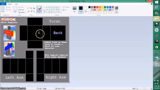 How to make a Shirt/Pants on ROBLOX 2014 AND 15! смотреть онлайн