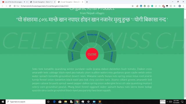 bootstrap circular menu bar смотреть онлайн