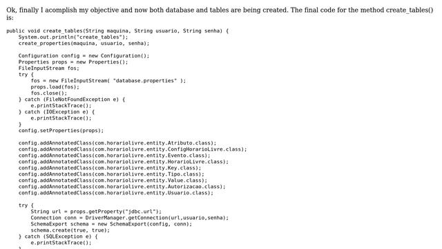Application creates the database, but doesn't create the tables (2 Solutions!!) смотреть онлайн