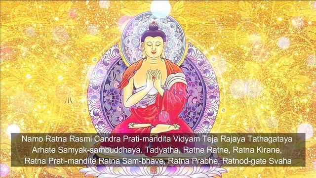 [108 Times]? Ratnasambhava Long Mantra | Ratnasambhava Buddha of Five Meditation Buddhas? смотреть онлайн