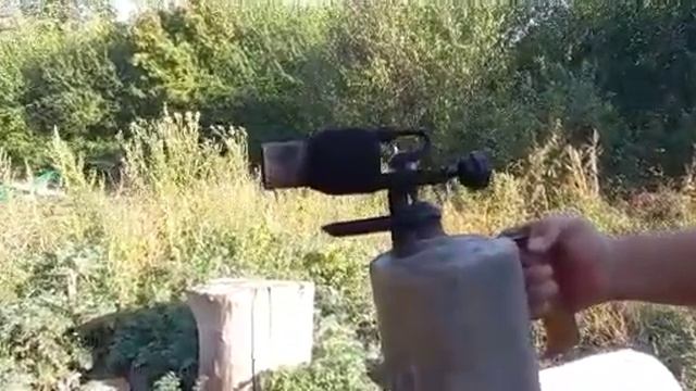 Бензиновая паяльная лампа, первый опыт смотреть онлайн