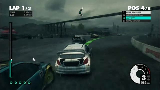 Dirt 3 Gameplay on XFX Radeon HD 6670 смотреть онлайн