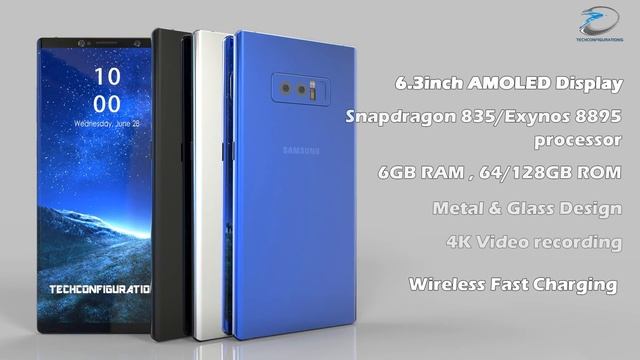 Samsung Galaxy Note 8 Real Design Based on Latest Leaks, Most Updated Render on Youtube !!! смотреть онлайн