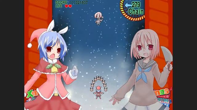 Xmas Shooting Scramble!! Is a Near White on White Christmas Bullet Hell Vertical Shooter смотреть онлайн