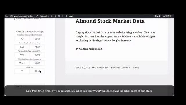 How to use Almond Stock Market Data, a WordPress Plugin by AlmondWP смотреть онлайн