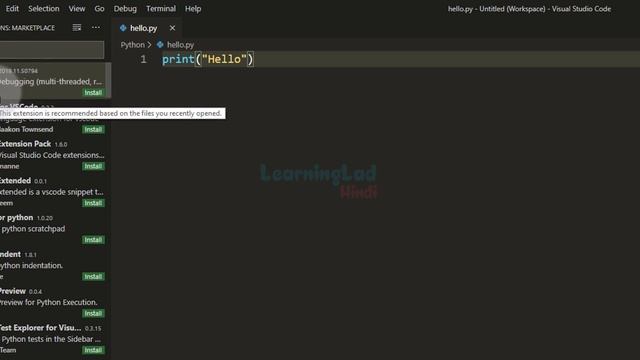 Visual Studio Code ( VS Code ) में Python Programming करने के लिए Set up कैसे करे смотреть онлайн