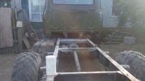 Самоделка из ГАЗ 53 и "Шишиги" для перевоза леса